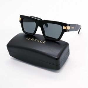 NEW VERSACE MOD 4464 GB1/87 BLACK VE4464 GB187 UNISEX SUNGLASSES VE4464 GB1/87